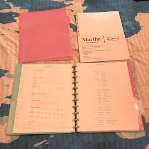 Martha Stewart customizable notebook